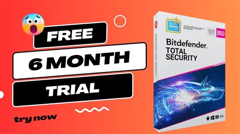 Bitdefender total security 6 months free